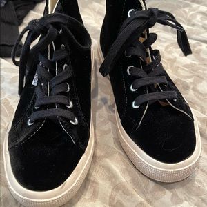 Superga Velvet High Tops